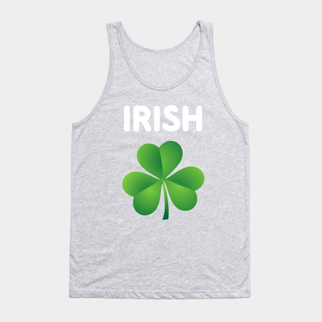 Irish Shamrock Tank Top by vladocar